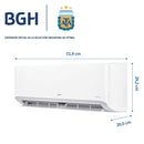 Aire Acondicionado Split BGH BS26WCDW frio calor 2800W