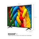 Smart TV LED 65" LG 9165NANO80ASA Ultra HD webOS Nano Cell