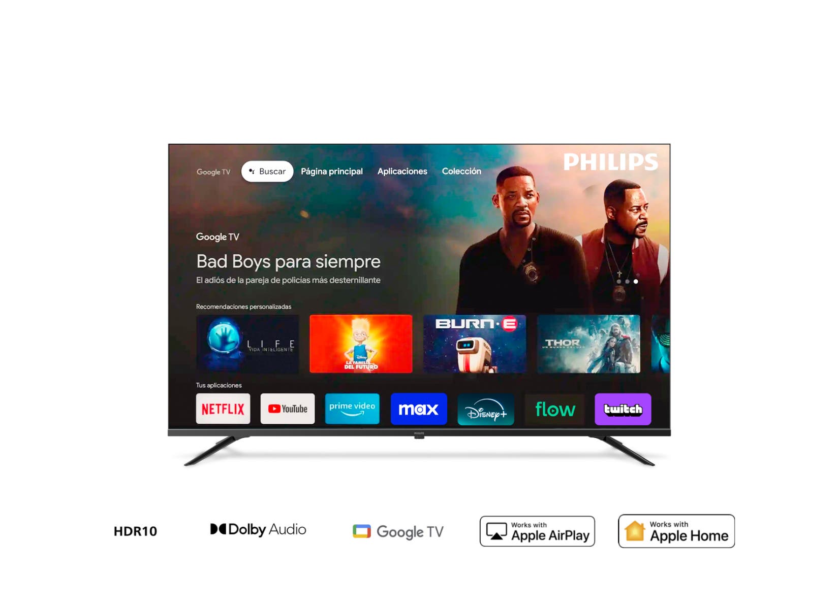 Smart TV 58'' Philips 4k 58PUD7310/77 GOOGLE TV